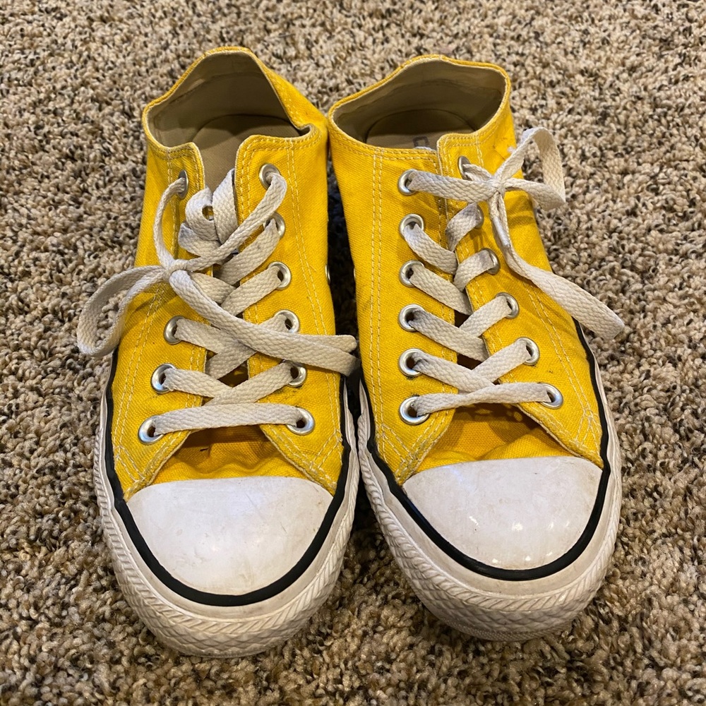 YELLOW Converse Sneakers